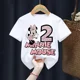 thumbnail image 4 of Camisetas de algodón de Disney con números 1 a 12 de Kawaii, ropa de dibujos animados de anime para niños y niñas, camiseta de verano para niños de Minnie Mouse, 4 of 5