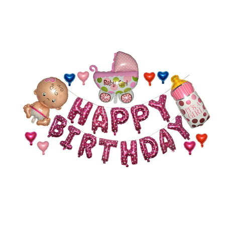 Happy Birthday Best Wishes Party 14 inch Balloon Letters Wedding Birthday Bridal Decorations (Best Happy Birthday Wishes)