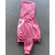 thumbnail image 4 of Sudadera con capucha y cremallera de gran tamaño con estampado de letras de grunge rosa Y2k, sudaderas con capucha para mujer, tops góticos harajuku, nueva ropa de calle, 4 of 5