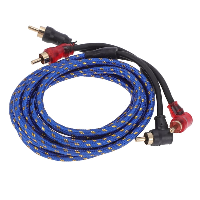 Amplificador de audio para automóvil Cableado 2m 6.56ft Compatible con audio Cableado completo para amplificador Azul 1 Pcs