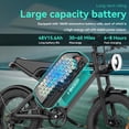thumbnail image 4 of HiKeep 1500W Peak Electric Bike for Adults, 20"x4.0" Fat Tire E-Bike, 48V 15.6Ah Battery, 32MPH, Shimano 7-Speed, E-Mountain Bicycle UL2849, 4 of 10