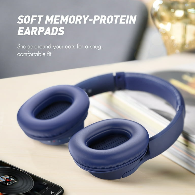 MPOW Bluetooth Headphones H7 Pro Over ear Wireless Supports Rapid Charge Bluetooth Hi Fi Stereo Sounds Bluetooth 5.0 15 20H Playtime for Cell Phone PC Tablets Walmart
