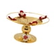 thumbnail image 4 of Plato de dulces con frutero con pedestal, bandeja organizadora de pie alto para servir, plato de exhibición de postres, para mesa de café, mostrador Diseño hueco, 4 of 8