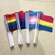thumbnail image 2 of 50 banderas ondeantes de mano, banderas de paz transgénero, banderas gay, mini banderas para clubes, festivales escolares, fiestas empresariales, decoración, 2 of 7