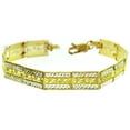 thumbnail image 1 of TWO-TONE GOLD BRACELET - THE FANCY LINK BRACELET :  14K  8", 1 of 1