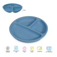 thumbnail image 2 of 3pcs Suction Plates for Babies & Toddlers, 100% Safe BPA Free Soft Silicone Divided Plates Toddler Plates, Non-Slip, Dishwasher and Microwave Safe, 2 of 7