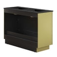 thumbnail image 4 of Modway Quantum 48" Double Sink Bathroom Vanity in Black Gold, 4 of 10