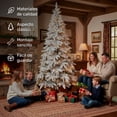 thumbnail image 2 of Arbol Navidad Luces Led Jardimex Super Nevado Gigante 2.55m Pino Ramas Extra Escarchadas Nieve, 2 of 9