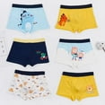 thumbnail image 6 of Esaierr Toddler Kids Soft Underwear for Boys 4 Pack Cartoon Cotton Boxer Briefs Baby Cartoon Underwear for 2-14Years, 6 of 8