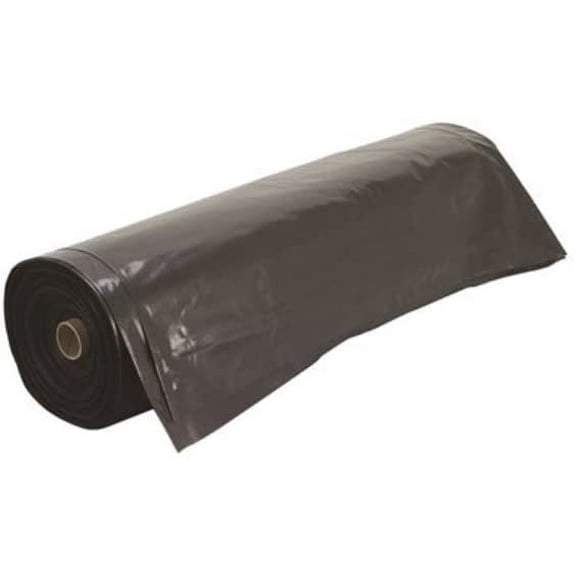 Frost King P1025B/6 Polyethylene Sheeting, 10' x 25' x 6 mil., Black
