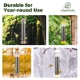 thumbnail image 2 of Kingsyard Metal Finch Feeder for Thistle/Nyjer Seed, Tube Bird Feeders for Outdoors Hanging, 2 lbs Large Capacity, Easy to Refill & Clean, Antique Copper, 2 of 6