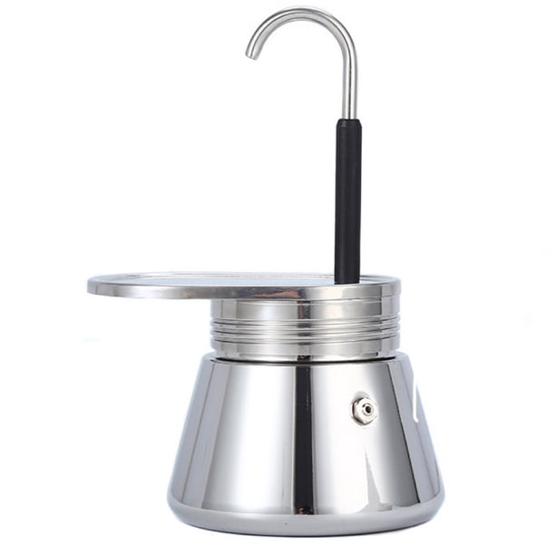 Cafetera Mini A Mano Verter Bote Maceta Simple/tubo Doble El Espresso Hace Que Delicioso Sea Fácil Operar Y La Olla Limpieza Rápida 1/2/4 Tazas Regalo para Hombre Mujeres Un Gran Sabor Rojo