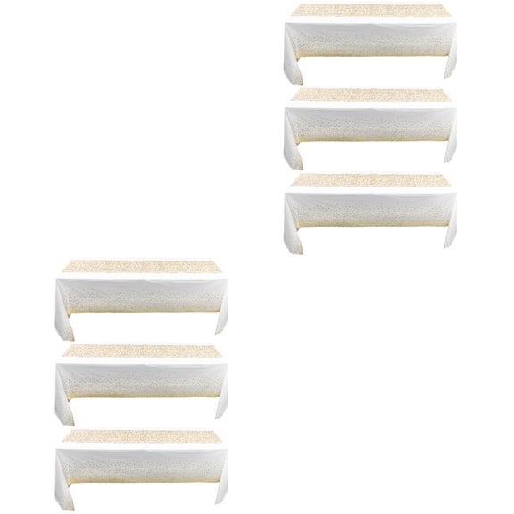 2 Pack Round Coffee Table Decorative Tablecloth Family