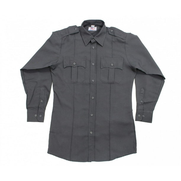 First Class 100% Polyester Long Sleeve Zippered Uniform Shirt