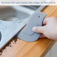thumbnail image 3 of Langgg Baking Scraper Soft Animal Shape Household Oil Dish Plate Cleaning Tool Kitchen Cleaning Accessory, Blue, 3 of 8