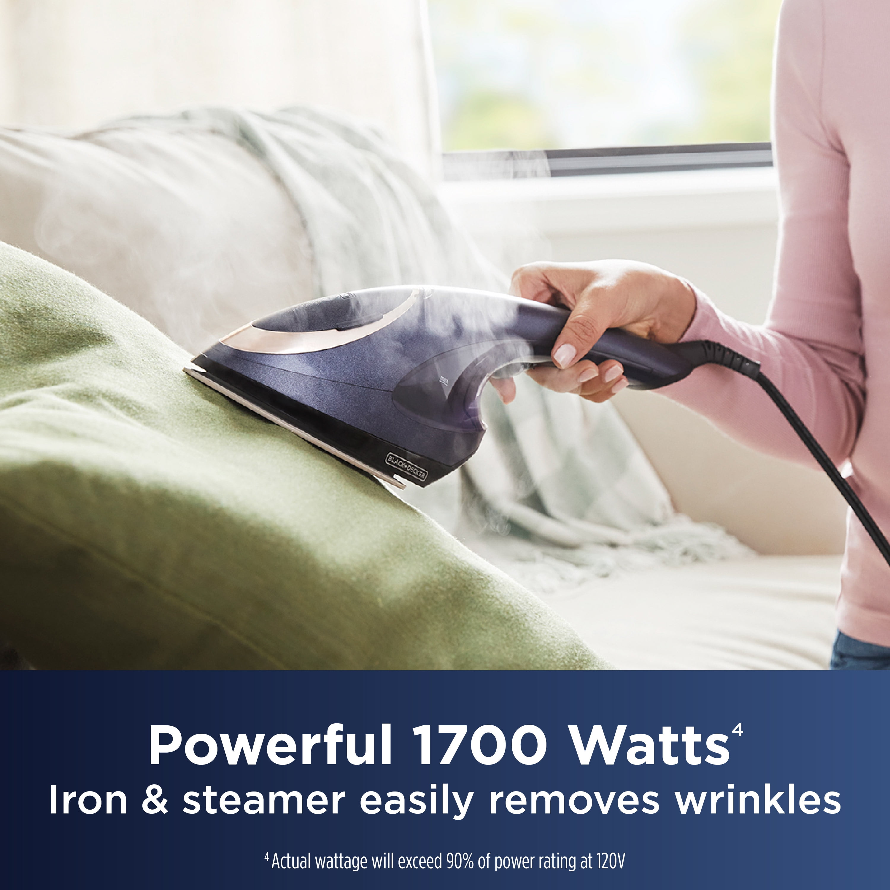 BLACK+DECKER 2-in-1 Steamer Iron