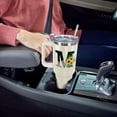thumbnail image 6 of Monogrammed Initial Sunflower 40 Oz Tumbler with Handle and Straw Personalized Custom Cup Birthday Gifts for Women, 6 of 6