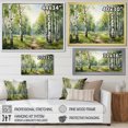thumbnail image 4 of Designart "Silent Woods Birch Woods I" Tree Birch Floater Framed Canvas Art Print, 4 of 7