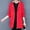 Red, variant on AOOCHASLIY Women Winter Coat Women Pocket Quilted Jacket Winter Long Sleeve Hooded Zipper Solid Outerwear