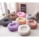 thumbnail image 3 of Sleeping Round Basket for Dog Cat, Plush Basket Cushion Thick Mattress Winter Round Pet Bed (XS/40cm, Dark Grey), 3 of 4