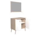 thumbnail image 2 of Set de Mueble de Baño Blanco y Espejo con Repisa, 2 of 3