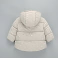 thumbnail image 5 of Hicidod Toddler Jackets Hooded Long Sleeve Zipper Winter Warm Coats Cute Stars Printed Fleece Lined Thicken Cotton Outwear Jacket, 5 of 7