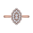 thumbnail image 3 of 1/3 Carat Diamond Marquise-Shaped Ring in 10K Rose Gold (Ring Size 7), 3 of 6