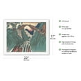 thumbnail image 2 of Nojiri Station - from Sixty-nine Stations of Kiso Road - Vintage Japanese Ukiyo-e Woodblock Print by Hiroshige, Eisen c.1800s - Japanese Unryu Rice Paper Art Print (Unframed) 17 x 22 in, 2 of 4