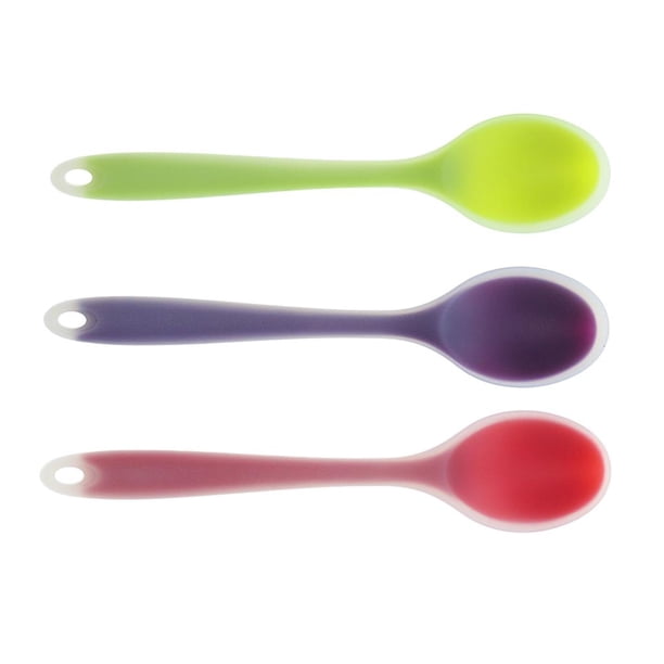 Cuchara de sopa de silicona Macarena 8 Pulgadas nueva herramienta cena 3 uds