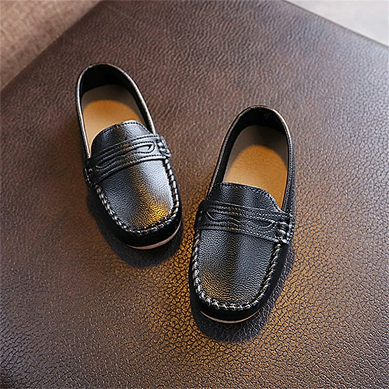 Ulitacool Boys Shoes 4-4.5 Years Leather Dress Shoes Soled Anti School Shoes Wedding Loafers Brogue Walking Flat Shoes Adorbale Dailywear White Ulitacool Boys Shoes 4-4.5 Years Leather Dress Shoes Soled Anti School Shoes Wedding Loafers Brogue Walking Flat Shoes Adorbale Dailywear White