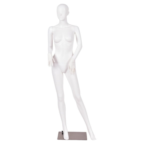 Patiojoy Manikin Metal PE plastic Mannequin Adjustable Display Female