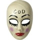 thumbnail image 1 of The Purge GOD Horror Killer Máscara Disfraz de Halloween Embrujado JAMW Sencillez, 1 of 5