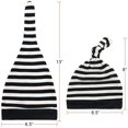 thumbnail image 2 of Otqutp Baby Hat Mittens Hats For Boys Baby Cotton Beanie Gloves Winter Caps 0-6 Months Baby Girls Hat and Mittens Headwrap Set (Black,0-6Months), 2 of 4