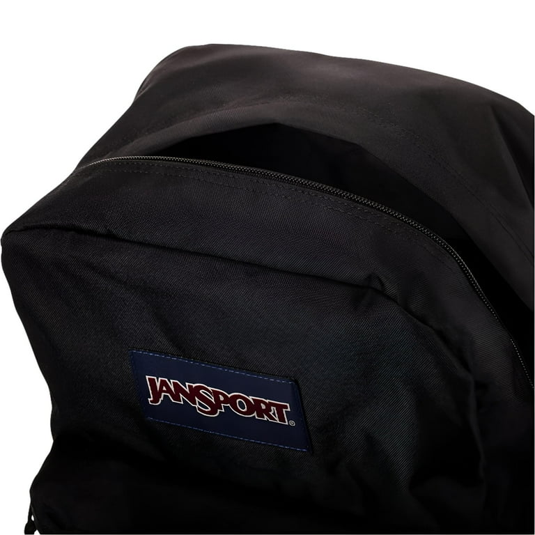 JanSport Superbreak Plus 26L Backpack Black With Laptop Sleeve And Water Bottle Pocket 2021 School Bag