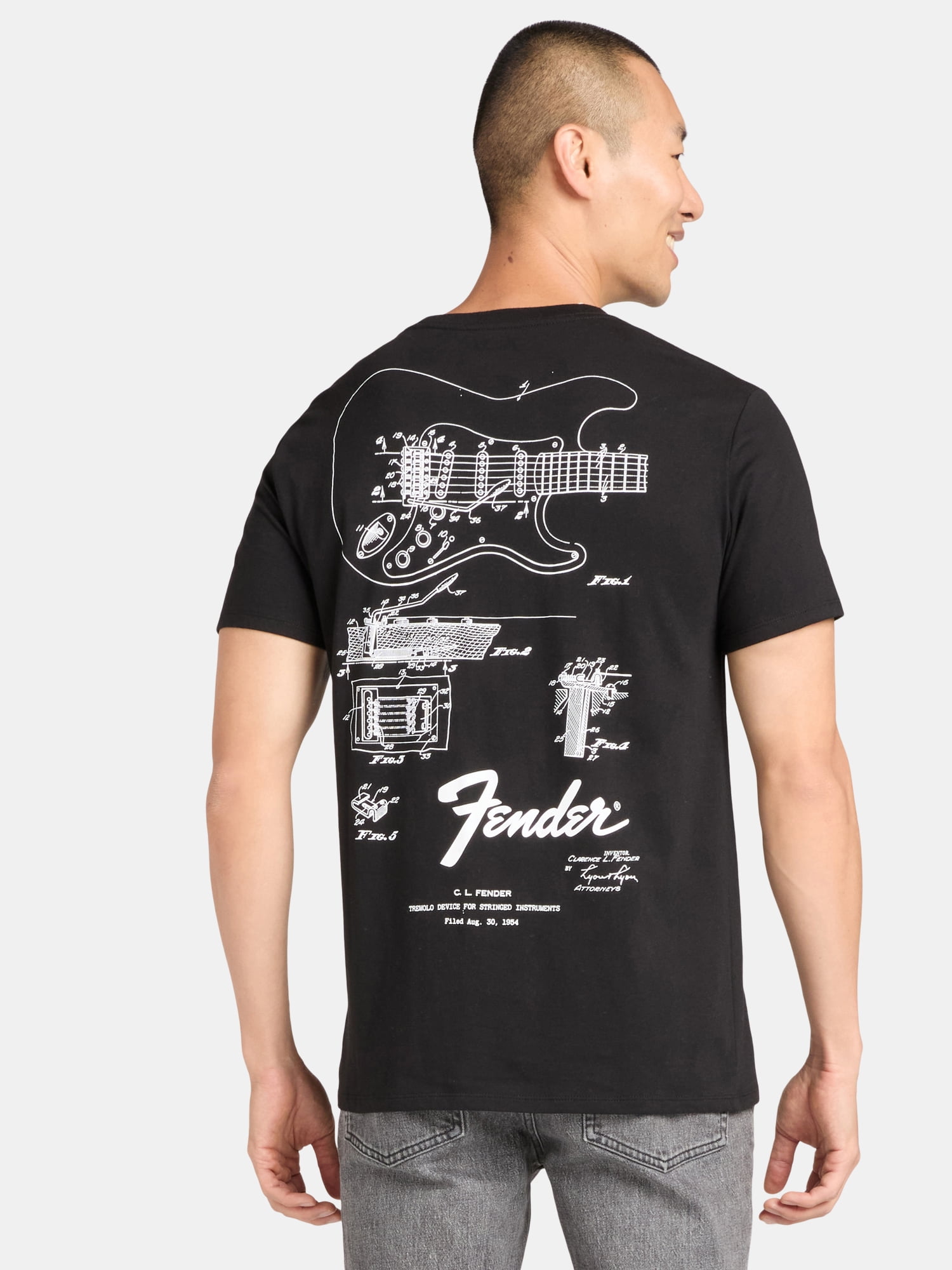 Fender Men's & Big Men's Graphic Tee with Short Sleeves, Sizes S-2XL