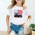 thumbnail image 3 of XFHLMJFF Girls T Shirts 4Th Of July Independence Day Kids Boys Toddler America Flag Shirts Patriotic Clothes Casual Tops Tees Blouses Size 12-13Y, 3 of 6