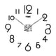 thumbnail image 5 of Reloj de pared con espejo 3D, adhesivo acrílico, gran pantalla para sala de estar, 16 pulgadas, 5 of 5