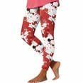 thumbnail image 2 of Wowcloth Women's Brushed Christmas Halloween Ankle Length Seasonal Printed Leggings S-XL, 2 of 5