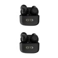 thumbnail image 1 of Bearachild Auricular Bluetooth compatible con tapa de silicona Control táctil Auricular Auricular Negro Negro 2piezas, 1 of 6
