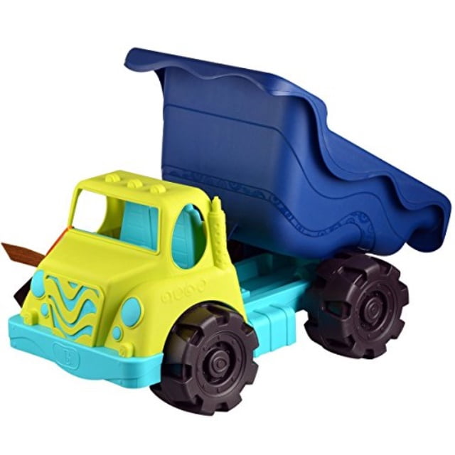b. toys colossal cruiser 20" large sand truck beach toy dump