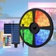 thumbnail image 4 of Cadena de luces solares LED multicolor para exteriores - Iluminación duradera Estilo A, 4 of 7