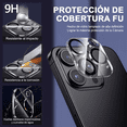 thumbnail image 2 of Protector Camara Para iPhone 15pro Max Lente Mica 3 pzs, TRANSPARENTE, 2 of 5