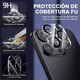 thumbnail image 2 of Protector Camara Para iPhone 15pro Max Lente Mica 3 pzs, TRANSPARENTE, 2 of 5