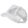 thumbnail image 3 of Youth Batter Up Embroidered Mesh Cap - White OSFM, 3 of 5