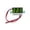 Green, variant on BLEEUS 0.36 Inch Led Digital Mini Voltmeter Dc 4.5V-30V Volt Meter Gauge 2 Wires Electronic components (Red)