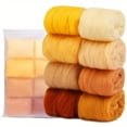 thumbnail image 1 of Youkk Easy DIY With Soft And Comfortable Wool Roving Set Wool Roving Set Includes 8 Different Colors type+3, 1 of 6