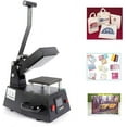 thumbnail image 2 of Anqidi 4.7"x4.7" Heat Press Machine 600W Digital Clothing Logo Printing Label T-shirt Clamshell Sublimation Transfer 0-250℃, 2 of 10