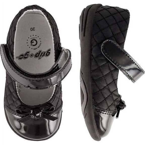 pediped Grip-N-Go Naomi Mary Jane (Toddler),Black,22 EU (6-6.5 M US Toddler)
