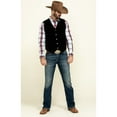 thumbnail image 6 of Cody James Men's Angus Suede Vest - CMFA17V35-BLK, 6 of 6
