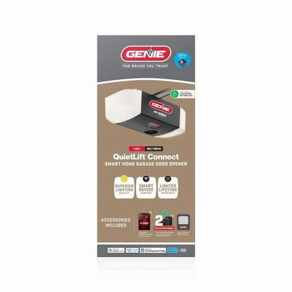Genie 5063023 1HP Belt Drive Wi-Fi Compatible Smart-Enabled Garage Door Opener